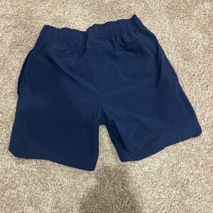 Amazon Men's Deep Blue Athletic Shorts